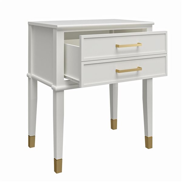 CosmoLiving by Cosmopolitan Westerleigh White End Table