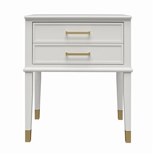 CosmoLiving by Cosmopolitan Westerleigh White End Table