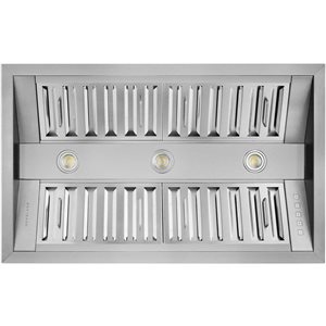 Hauslane 46-in 500 CFM Convertible Stainless Steel Under Cabinet Range Hoods Insert