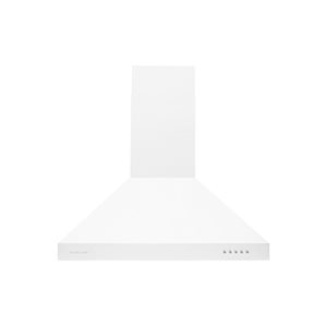Hotte murale hybride Hauslane 30 po 350 pi³/min blanc mat avec filtre au charbon