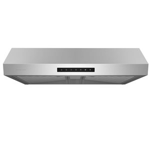 Hauslane 30-in 860 CFM Ducted Stainless Steel Contemporary Under Cabinet Range Hood