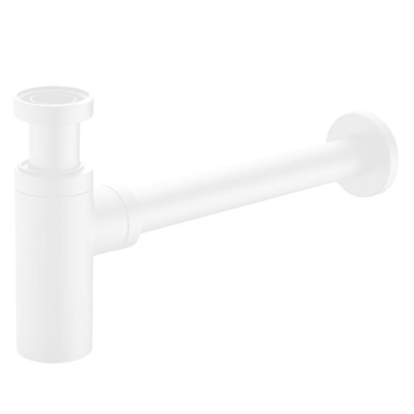 Siphon en P moderne Siphon d'Agua Canada blanc mat