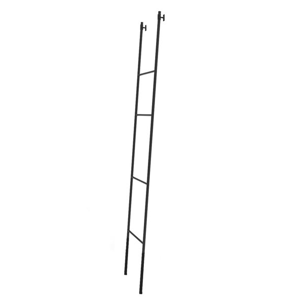 Agua Canada Dolce 70-in Matte Black Decorative Ladder Towel Holder