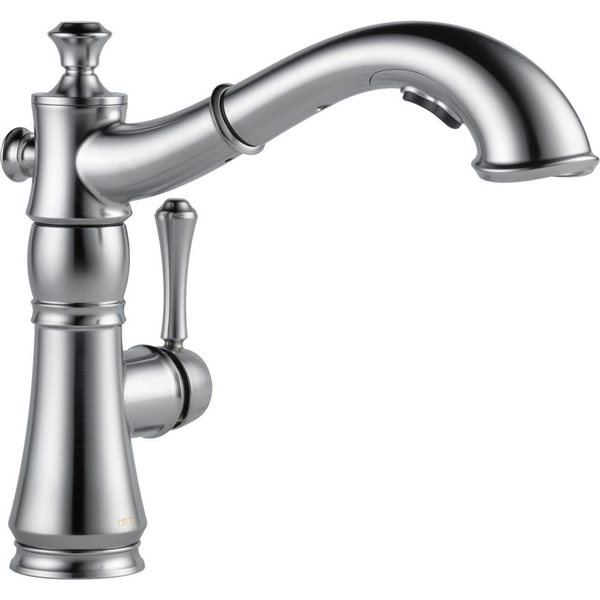 DELTA Cassidy Single Handle Pull-Out Kitchen Faucet - Arctic Stainless