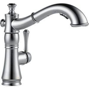 DELTA Cassidy Single Handle Pull-Out Kitchen Faucet - Arctic Stainless