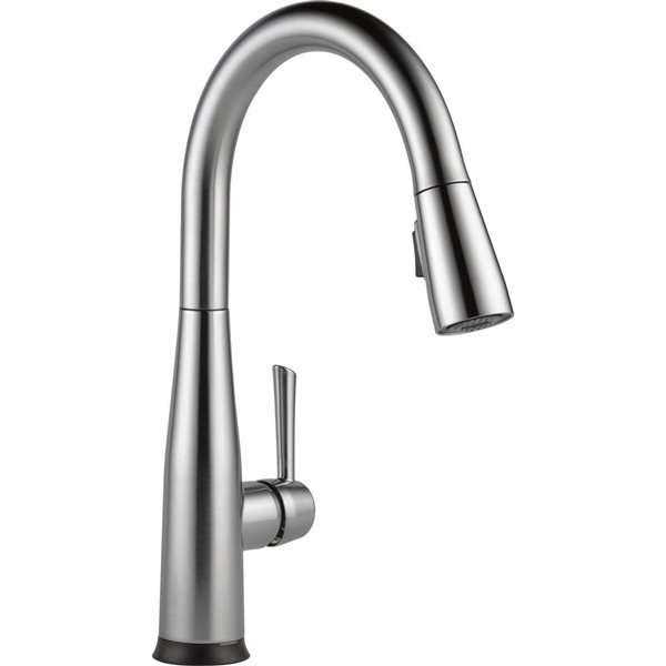 DELTA Essa Single Handle Pull-Down Kitchen Faucet with Touch20 - Arctic Stainless