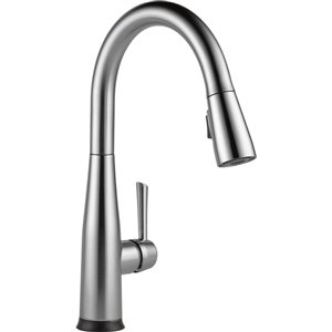 DELTA Essa Single Handle Pull-Down Kitchen Faucet with Touch20 - Arctic Stainless