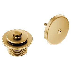 MOEN 1-1/2-in Tub and Shower Drain Covers in Brushed Gold