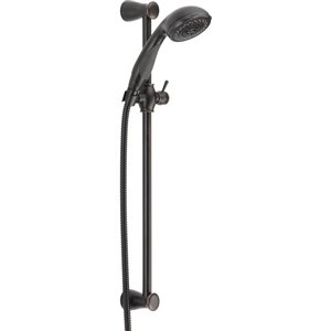 DELTA Premium 3-Setting Slide Bar Hand Shower - Venetian Bronze