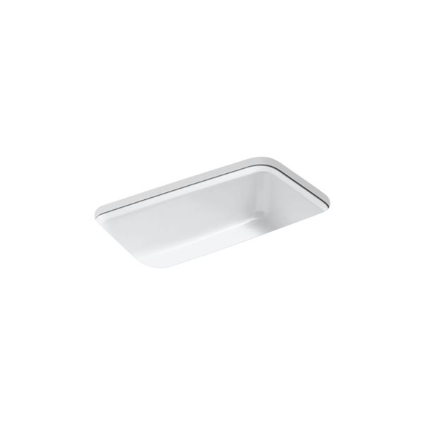 KOHLER Bakersfield 31-in Undermount Single-Bowl Kitchen Sink