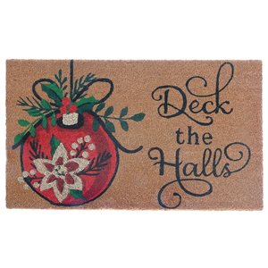 Tapis de porte en coco Deck The Halls par iH casadécor