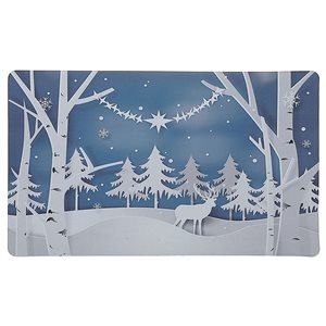 Tapis en caoutchouc iH casadécor imprimé Arbre