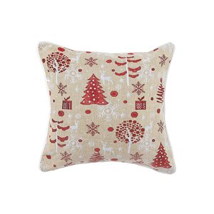 iH casadécor Tapestry Cushion X'Mas Decoration 18 X 18 - Set of 2