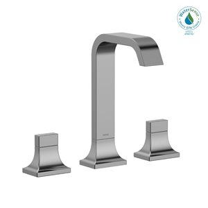 TOTO GC 1.2 GPM Two Handle Widespread Bathroom Sink Faucet - Polished Chrome