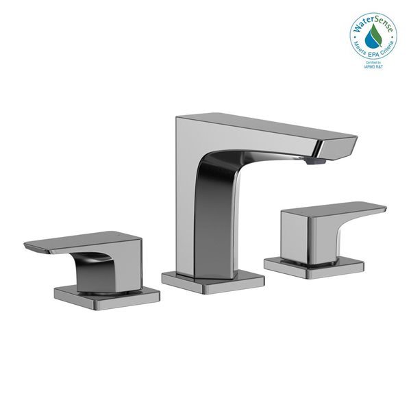 TOTO GE 1.2 GPM Two Handle Widespread Bathroom Sink Faucet - Polished Chrome