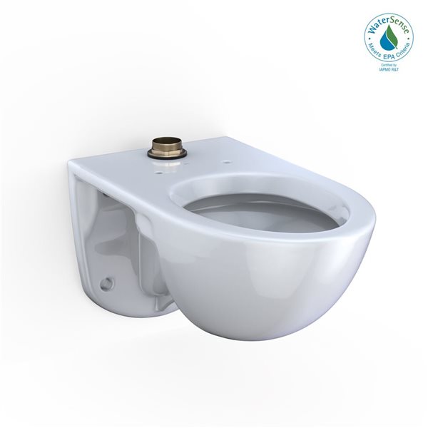 TOTO TORNADO FLUSH Commercial Flushometer Wall-Mounted Elongated Toilet ...