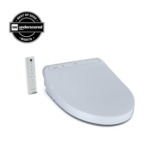 TOTO WASHLET K300 Electronic Elongated Toilet Seat with Water Heating, PREMIST and EWATER+ Wand Cleaning