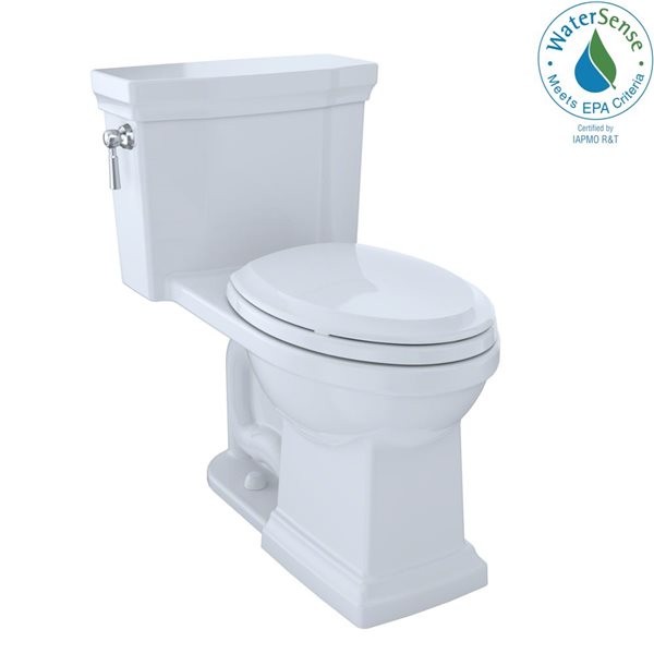 TOTO Promenade II One-Piece 1.28 GPF Universal Height Toilet with CEFIONTECT - Cotton White