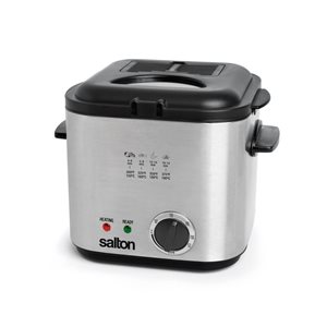 Salton Stainless Steel Compact Deep Fryer - 1.1 Litre