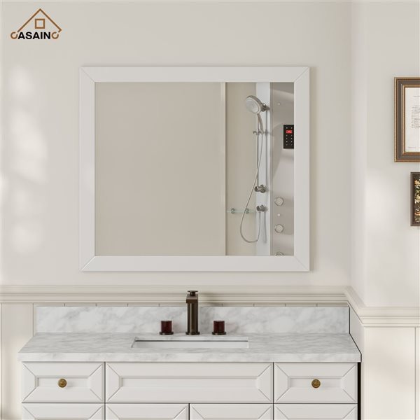 CASAINC White Bathroom Vanity Mirror