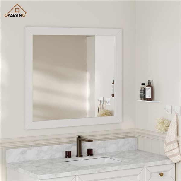 CASAINC White Bathroom Vanity Mirror