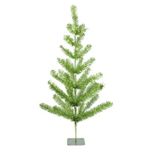 Northlight 3-ft Medium Green Tinsel Pine Twig Artificial Christmas Tree - Unlit