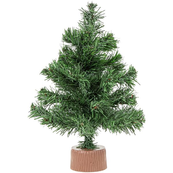 Northlight 12-in Mini Pine Full Artificial Christmas Tree  Unlit