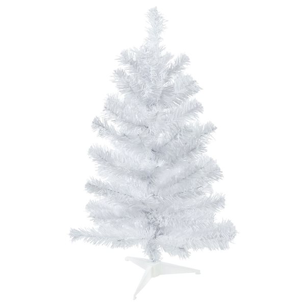 Northlight 24-in White Balsam Pine Mini Artificial Christmas Tree - Unlit