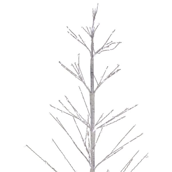 Northlight 6-ft LED Lighted White Birch Christmas Twig Tree - Pure White Lights