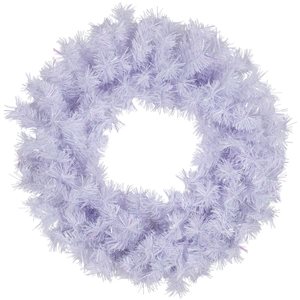 Northlight 24-in Icy White Iridescent Spruce Artificial Christmas Wreath - Unlit