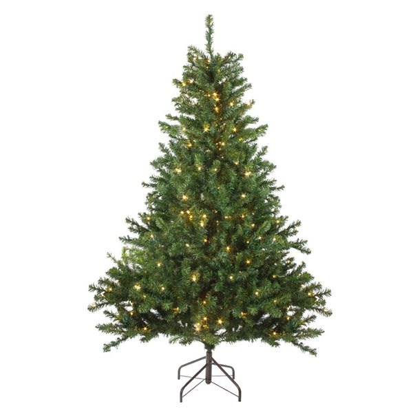 Northlight 10-ft Pre-Lit Medium Canadian Pine Candlelight LED Artificial Christmas Tree - Clear Lights