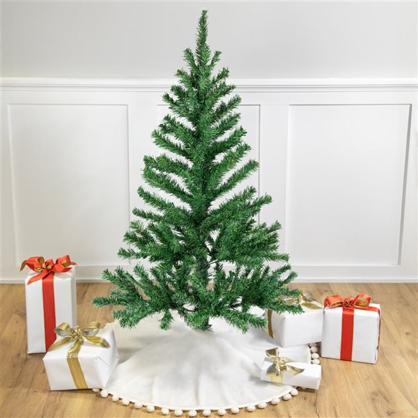 Northlight 4-ft Medium Mixed Green Pine Artificial Christmas Tree - Unlit