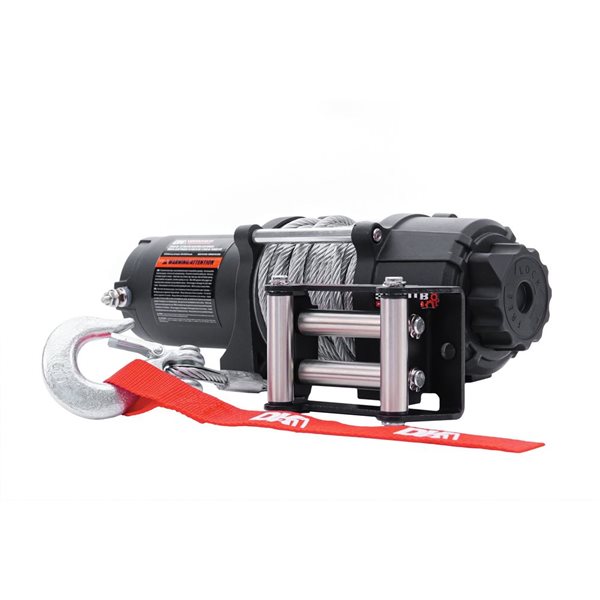 DK2 3,500 lb Electric ATV/UTV Winch with Steel Cable Included