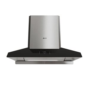 FOTILE 36-in 1300 CFM Stainless Steel Perimeter Vent Wall Mounted Range Hood with DC Motor