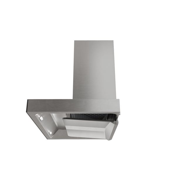FOTILE 30-in 1200 CFM Stainless Steel Perimeter Vent Wall Mounted Range Hood with DC Motor