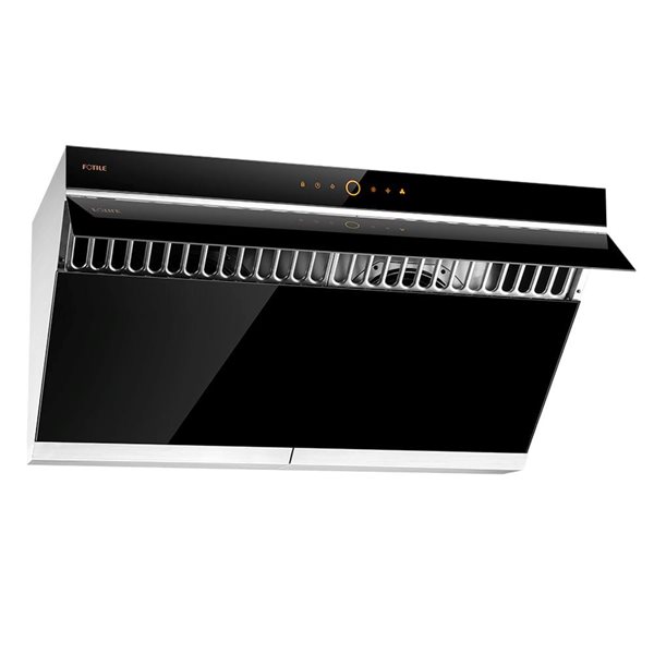 FOTILE Slant Vent Series 36-in Undercabinet/Wall-Mounted Range Hood with DC Motor - Black