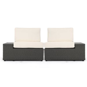 Fauteuils blancs Santa Cruz de Flynama, gauche et droit