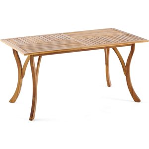 Flynama Hermosa 59-in Rectangular Wood Table