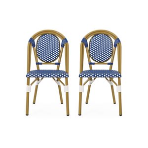 Flynama French Bistro Chair - Blue