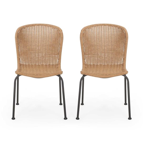 Flynama Boho 2-PC Woven Chair Set