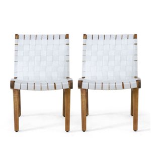 Flynama Charlotte White Lounge Chair