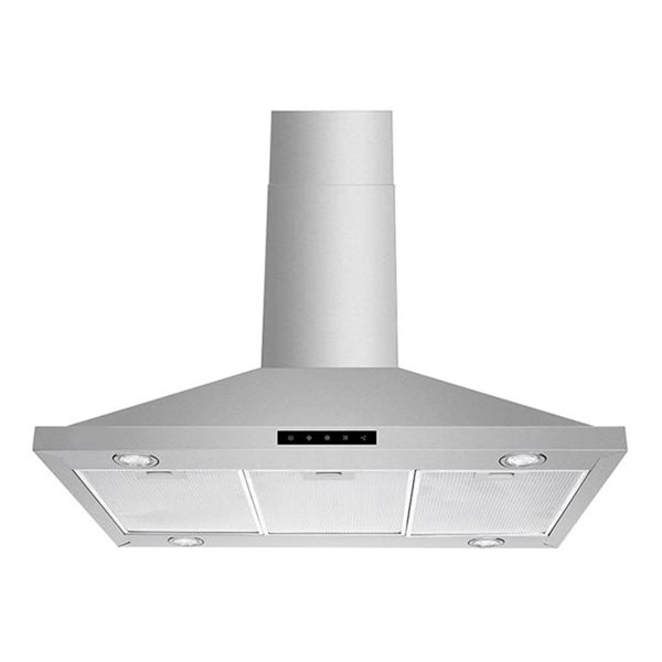 Agua Canada Hamlet-ISL 700 CFM 30-in Island Pyramid Range Hood