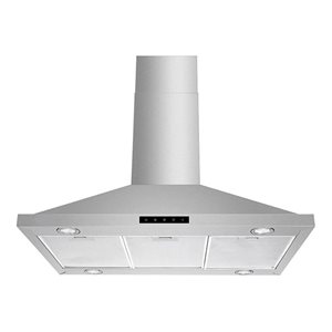 Agua Canada Hamlet-ISL 700 CFM 30-in Island Pyramid Range Hood