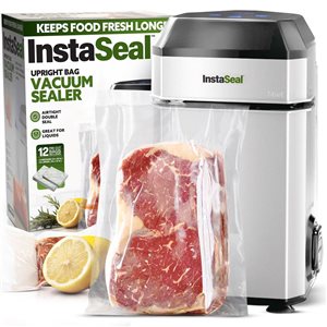 InstaSeal Food Vacuum Sealer with Pre-Cut Bags