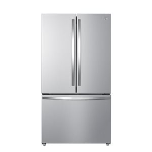 Kenmore 20.3-ft³ Built-In Stainless Steel French Door Refrigerator with Icemaker