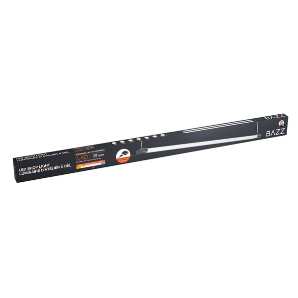 BAZZ Black 40W 4000lm 4000K Linkable LED Shop Light
