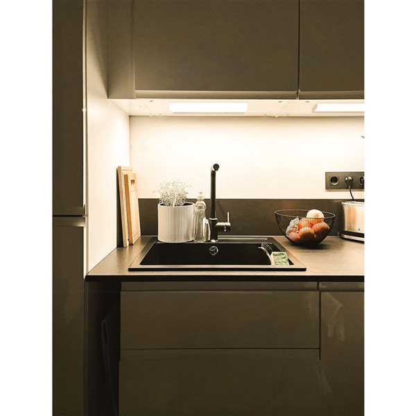 BAZZ 12-in Direct Wire Adjustable 3000K-5000K Under Cabinet Light