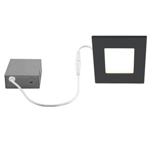 BAZZ 4-in Black Recessed LED Lighting Fixture