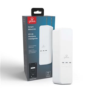 Ensemble de stores intelligents sans fil à commande vocale de Globe Electric, aucun concentrateur requis