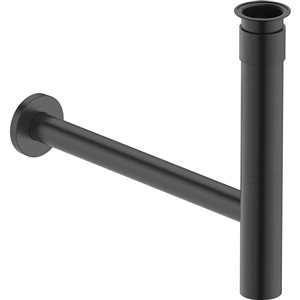 Siphon universel noir mat Duravit pour lavabo mural